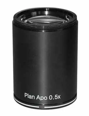 View Solutions PZ04014241 Infinity Plan Apochromatic Objective Lens for 8-80x Parallel Stereo Zoom Microscopes, 0.5x