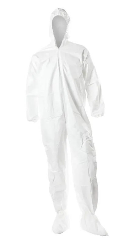 Alpha ProTech Critical Cover® ComforTech® Disposable Coveralls with Hood & AquaTrak® Boots