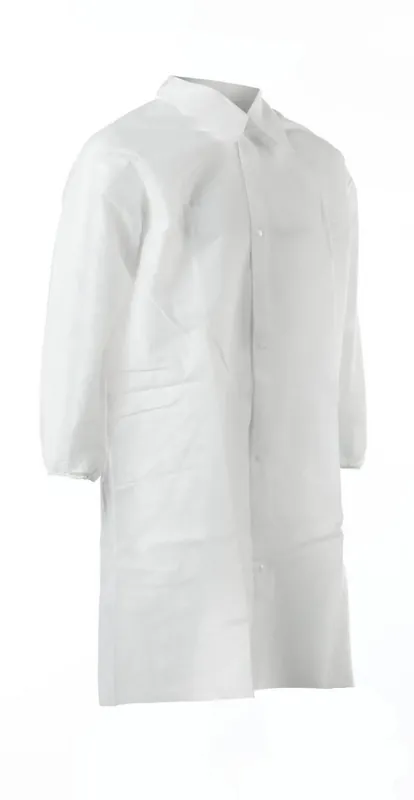 Alpha ProTech Critical Cover® ComforTech® Disposable Frocks with Elasticized Cuffs & Snap Closure