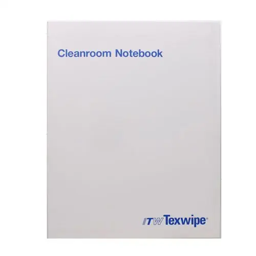 Texwipe TexWrite® 22 Hard-Bound College Ruled Cleanroom Notebook, Blue, 8.5" x 11"