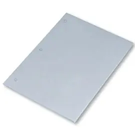 Texwipe TX5816 TexWrite® 22 3-Hole Punched Cellulose Cleanroom Paper, Blue, 8.5" x 11", 250 Sheet Pack (Case of 10)