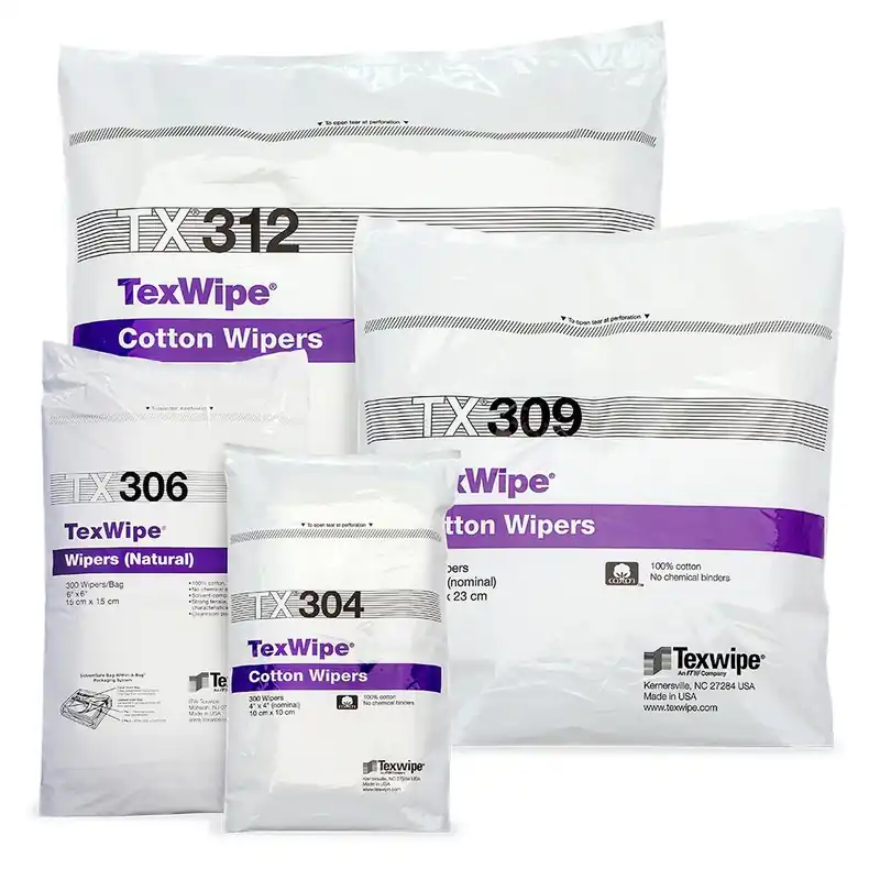 Texwipe TexWipe® Cotton Twill Cleanroom Wipers