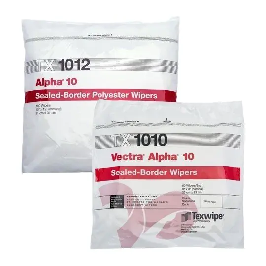 Texwipe Vectra® Alpha® 10 Polyester Cleanroom Wipers