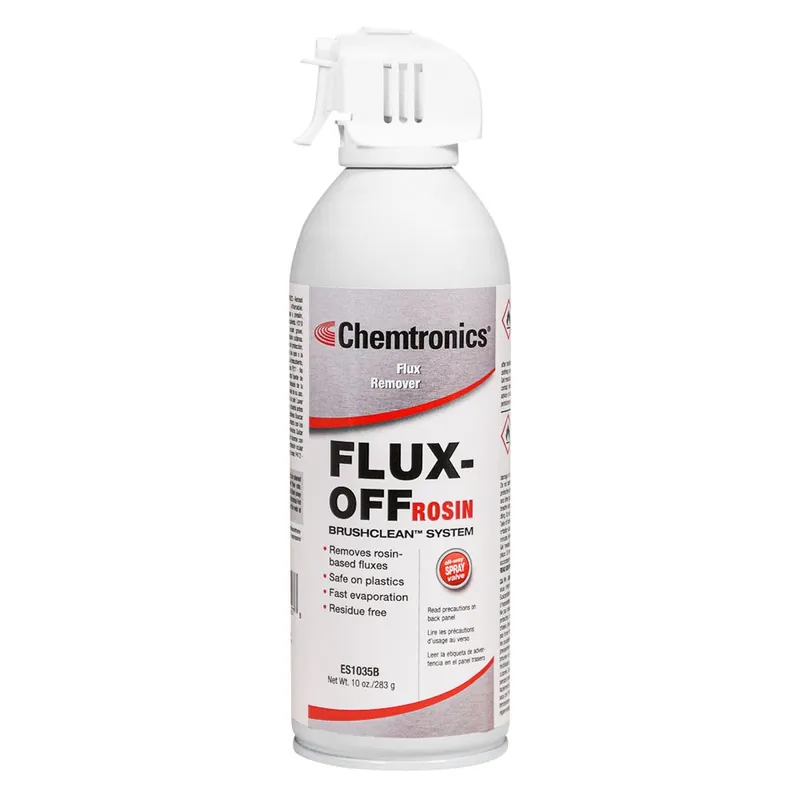 Chemtronics ES1035B Flux-Off Rosin Flux Remover BrushClean™ System, 10 oz. Can