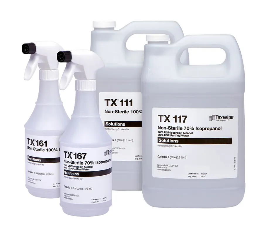 Texwipe 100% USP-Grade Isopropyl Alcohol (IPA)