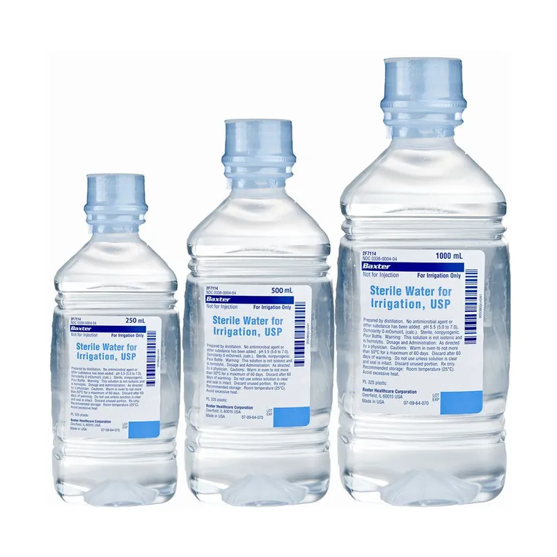 Baxter Sterile Water Irrigation Solution, USP-Grade, Plastic Bottle