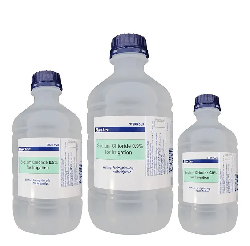 Baxter 0.9% Sodium Chloride Irrigation Solution, USP-Grade, Plastic Bottle