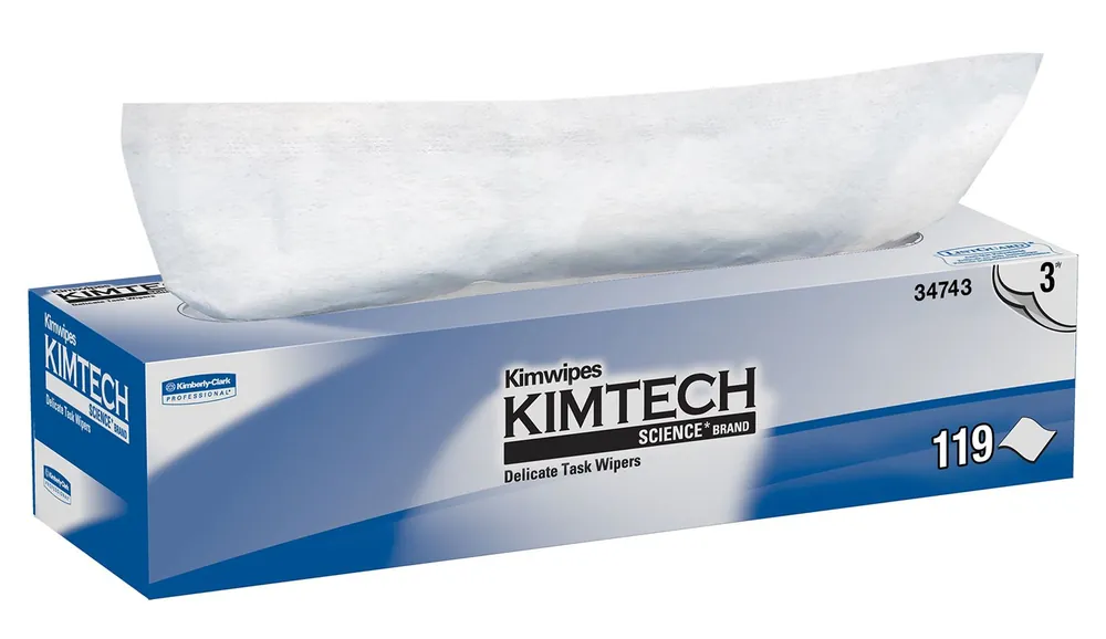 Kimtech Science™ Kimwipes® 3-Ply Delicate Task Wipers, 11.8" x 11.8" (Box of 100)