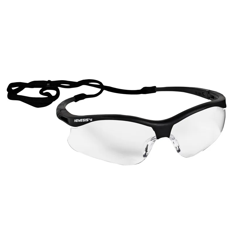 Ansell Nemesis® Small Safety Glasses with Black Frame & Clear Lenses