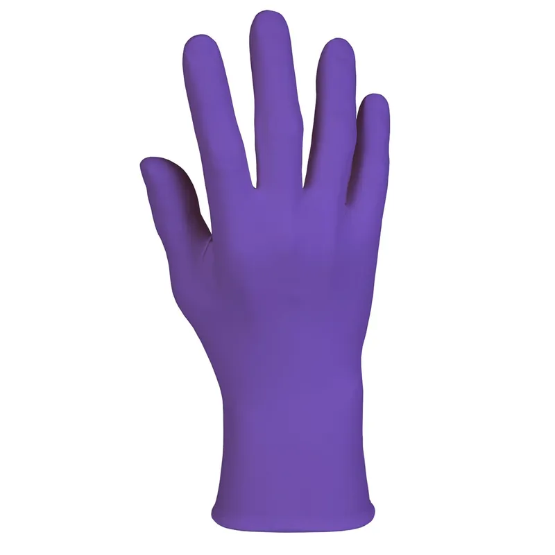 Ansell Powder-Free 6 Mil Nitrile Exam Gloves, Purple, 9.5"