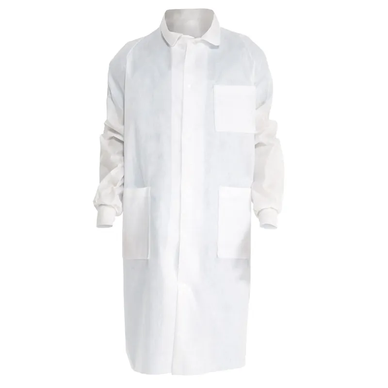 Kimtech™ A8 Certified Disposable Lab Coats with Extra Protection & 3 Pockets, White