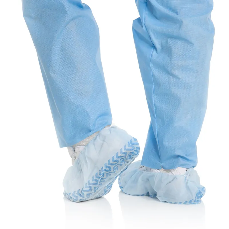 Kimtech™ A8 Certified Shoe Covers with Traction Strips, Blue