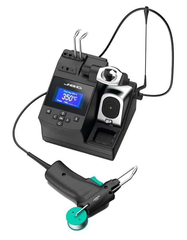 JBC CA-1QG Compact ESD-Safe Digital Solder Feeder Station