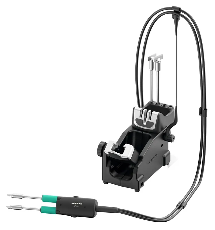 JBC KHT470B ESD-Safe Heavy-Duty Thermal Tweezer Handpiece with Stand