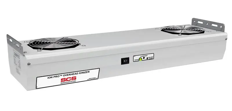 SCS 770112 Ion Pro™ Steady State 2-Fan Overhead Ionizing Blower, 120V