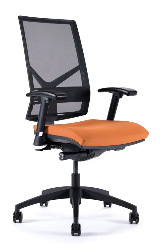 Gibo/Kodama ZE40BCS Zeta Series Mesh Desk Height Office Chair with Black Nylon Base