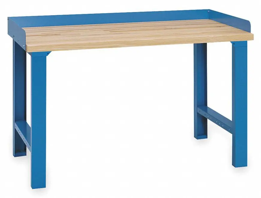 Lista XSWB12-72BT 30" x 72" Industrial Bench with Butcher Block Work Surface