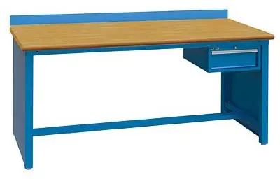 Lista XSTB100-60BT 30" x 60" Technical Bench with Butcher Block Work Surface & Hanging Drawer