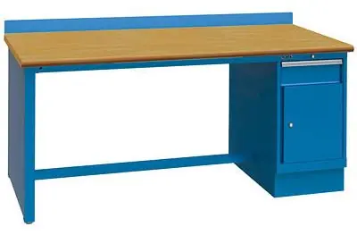 Lista XSTB80-60BT 30" x 60" Technical Workstation with Butcher Block Work Surface & Single Cabinet Base