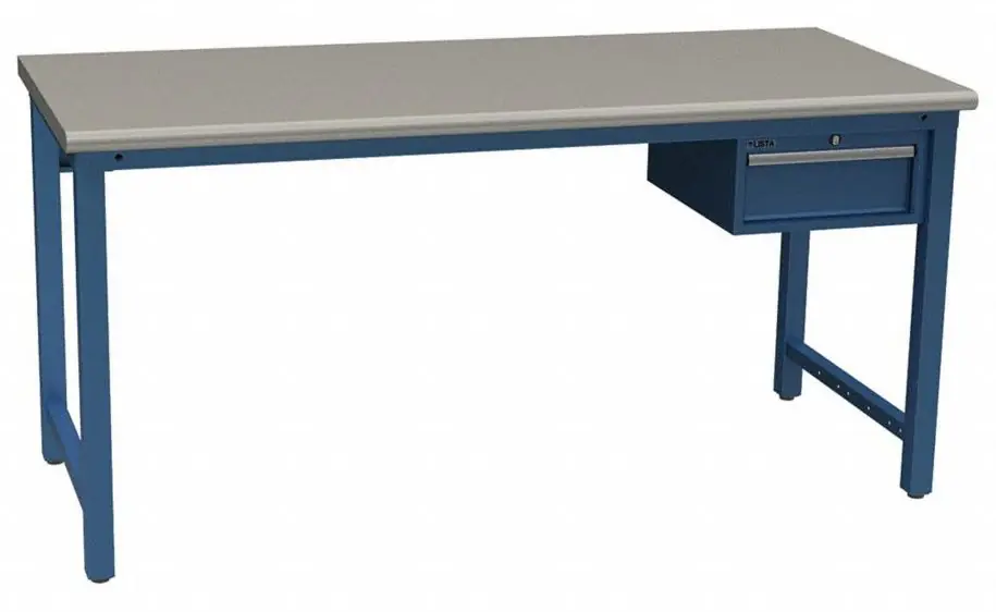 Lista XSAP21-60PT 30" x 60" Technical Bench with Laminate Work Surface & Hanging Drawer