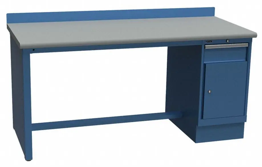 Lista XSTB81-60PT 30" x 60" Technical Workstation with Laminate Work Surface & Single Cabinet Base