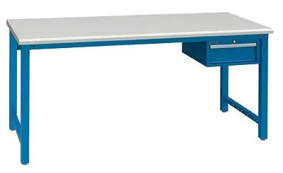 Lista XSAP24-60SD 30" x 60" Technical Bench with Static Dissipative Laminate Work Surface & Hanging Drawer