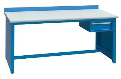 Lista XSTB104-60SD 30" x 60" Technical Bench with Static Dissipative Laminate Work Surface & Hanging Drawer