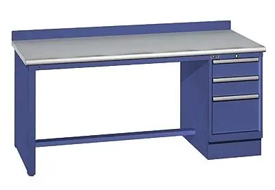 Lista XSTB24-60SD 30" x 60" Technical Workstation with Static Dissipative Laminate Work Surface & Single Drawer Bank