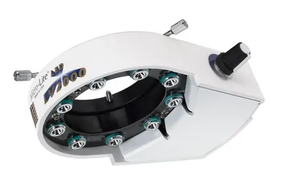 OC White LV3500 Micro-Lite® High-Intensity 3500K LED Ring Light, 120-240V