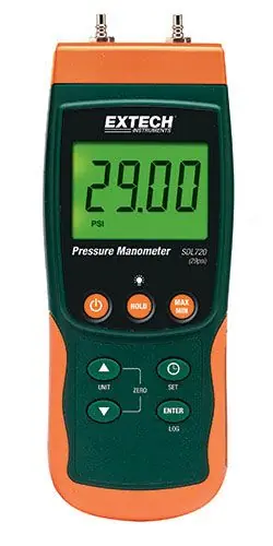 Extech SDL720 29psi Differential Pressure Manometer & Datalogger