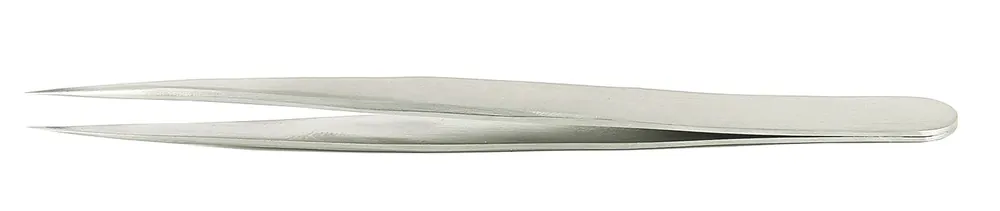 Ideal Tek 3C-SA-B-ITE Economy Medical-Grade Stainless Steel Tweezer with Straight, Fine, Pointed Tips