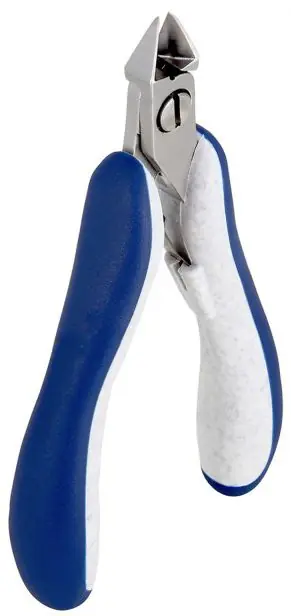 Ideal-tek High-Precision Slim Pointed Small Tapered Head Flush Alloy Steel Cutter with Ergo-Tek Slim Handles, 4.724" OAL