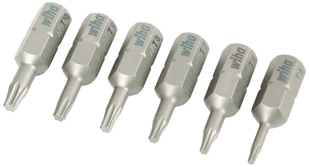 Wiha 71570 Torx® Insert Bit Set, 25mm OAL