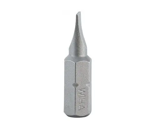 Wiha Slotted Insert Bits, 25mm OAL