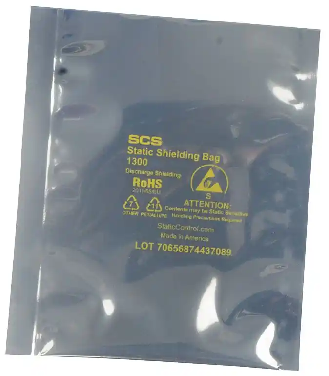 SCS 1300 Series Metal-In Static Shielding Bags with Open-Top (Pack of 100)