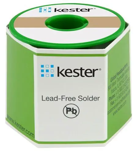 Kester K100LD Sn99.3/Cu0.7 Lead-Free No-Clean 3.3% 275 Flux Core Solder Wire