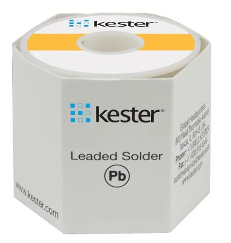 Kester Sn63/Pb37 RMA (Rosin Mildly Activated) 3.3% 285 Flux Core Solder Wire