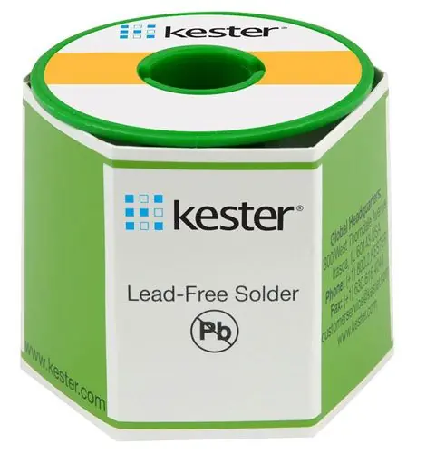 Kester K100LD Sn99.3/Cu0.7 Lead-Free Rosin 3.3% 48 Flux Core Solder Wire