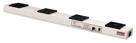 Botron B486104 High-Frequency 4-Fan Overhead Ionizing Blower, 100/240V