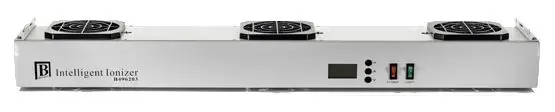 Botron B496203 Intelligent 3-Fan Overhead Ionizing Blower, 110/220V
