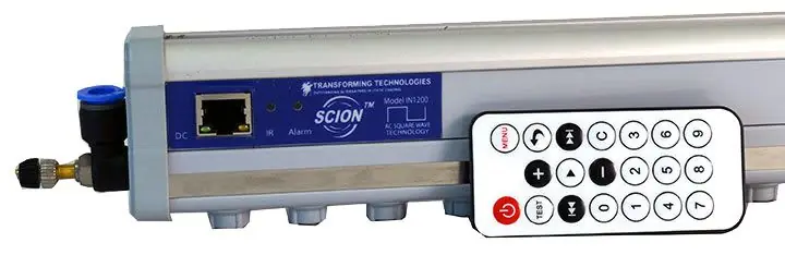 Transforming Technologies IN1200-44 44" Scion™ High-Performance ESD Ion Bar with Tungsten Alloy Emitters, 100/240V