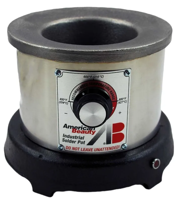 American Beauty 600 Lead-Free Solder Pot, 2.5/3.5 Ib. Capacity