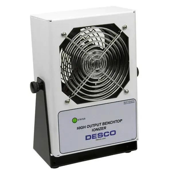 Desco 60505 High Output Benchtop Ionizing Blower, 120V