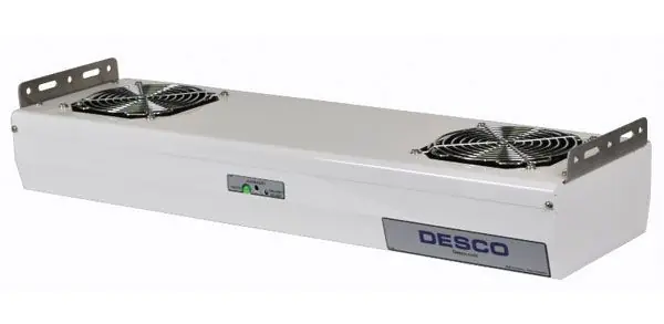 Desco 60640 Chargebuster® 2-Fan Overhead Ionizing Blower, 24" 120V