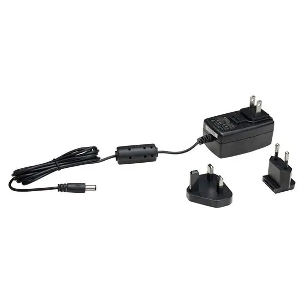 Desco 19263 Universal Interchangeable Plug Power Adapter, 100-240V