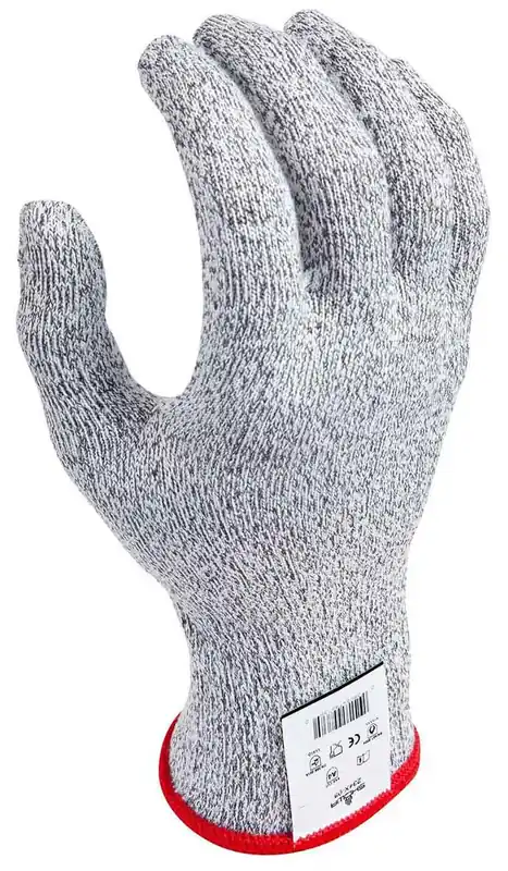 Showa 234X HPPE Coated 15-Gauge Seamless Spandex Cut-Resistant Gloves, Gray