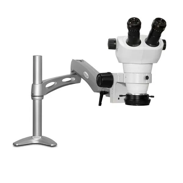 Scienscope NZ-PK3-R3 NZ-Series Binocular Microscope with Articulating Arm, High Intensity LED Ring Light & Polarizer