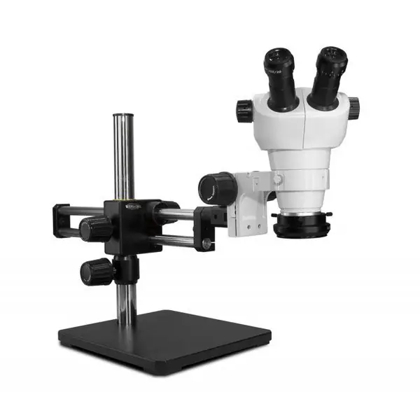 Scienscope NZ-PK5D-R3 NZ-Series Binocular Microscope with Dual Boom Stand, High Intensity LED Ring Light & Polarizer