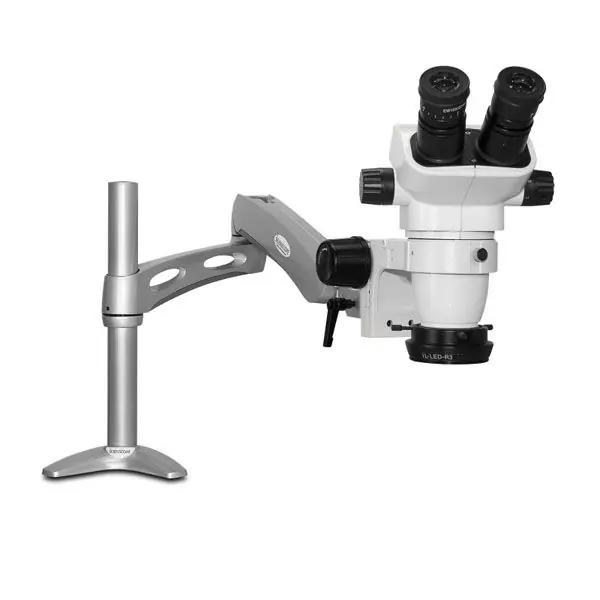 Scienscope SZ-PK3-R3 SSZ-II Series Binocular Microscope with Articulating Arm, High Intensity LED Ring Light & Polarizer