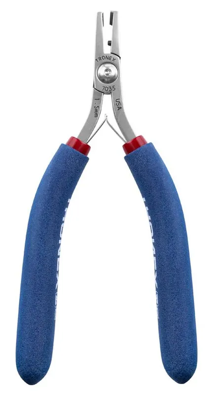 Tronex 7035 45° Head Flush Carbon Steel 1.5mm Stand-Off Cutter with Ergonomic Handles, 5.8" OAL